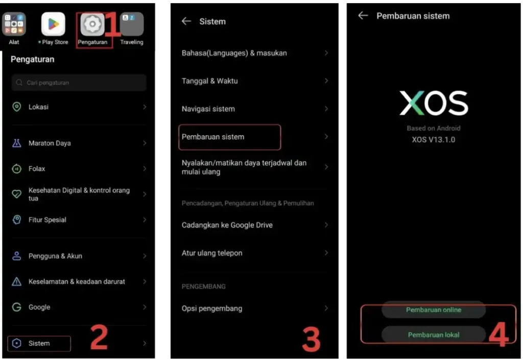 Cara mengatasi layar HP tidak bisa disentuh dan dimatikan Infinix